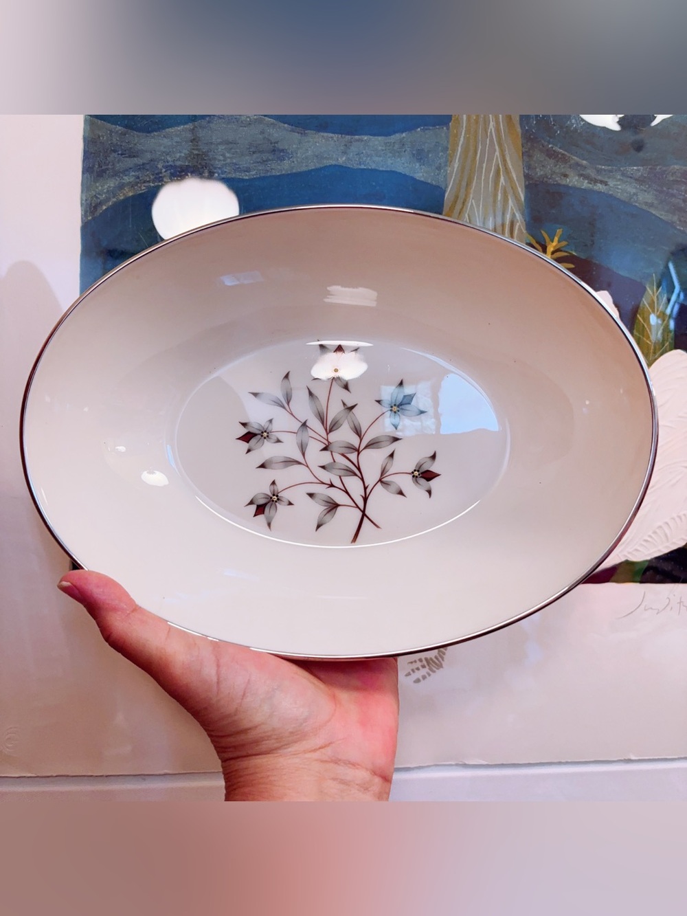 Lenox Princess 9" Oval Vegetable Bowl Fine China
